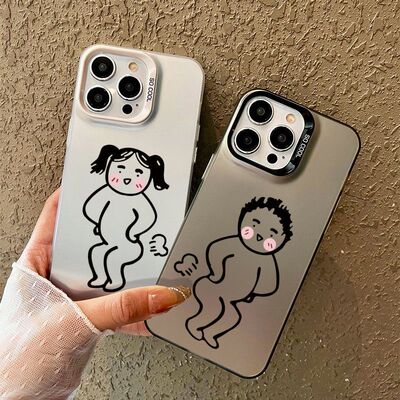 真我NEO8情侣趣味搞怪人iPhone13pm苹果12创意OPPORENO15彩银14ProMax硬17适用16PLUS高级感手机壳荣耀MAGIC8