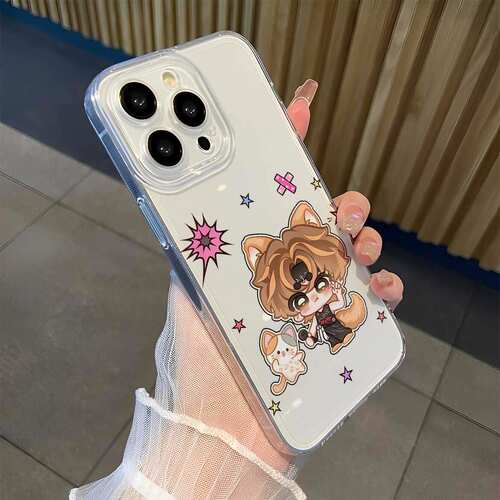 iPhone12卡通苹果13透明创意小米17ProMax软15pro卡通刘耀文猫咪OPPORENO16适用14PLUS手机壳ins风华为PURA90
