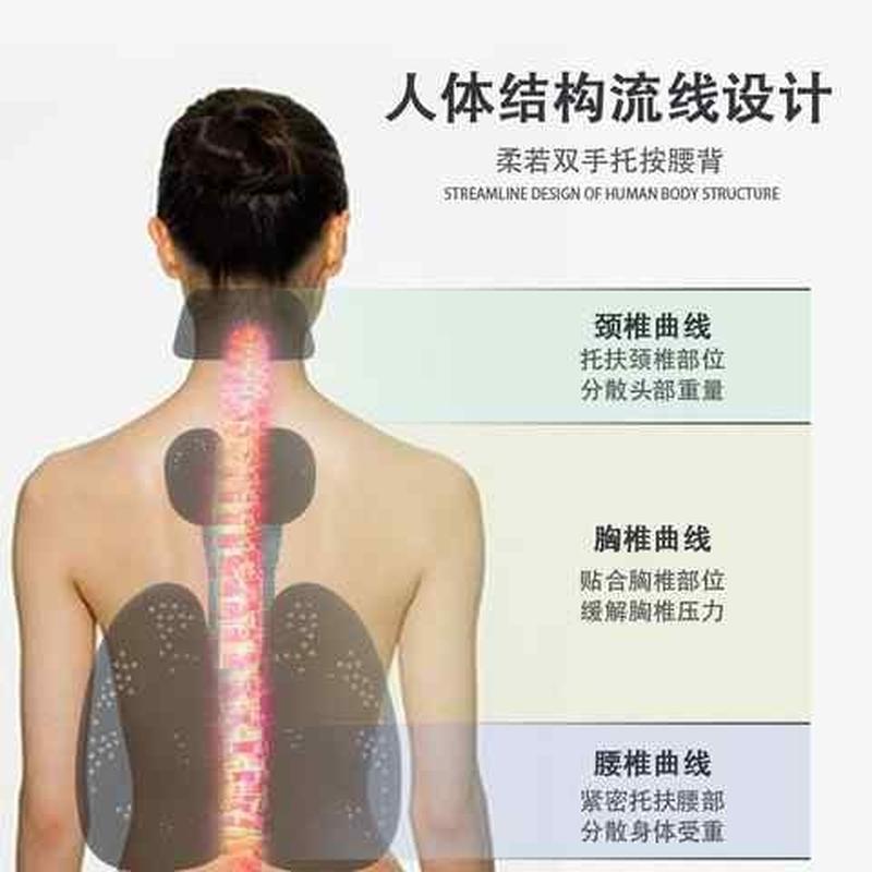 多功能汽车办公i室座椅透气双背可调节腰靠腰托护腰垫靠背垫靠枕