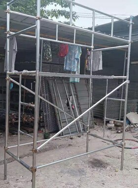 1米25b加宽1.25米厚工地装修脚手架仿铝合金移动活动手脚架扣件式