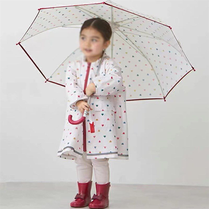 儿童公主日单雨鞋中小童幼儿园小孩防水J红色蝴蝶结果冻鞋女宝雨