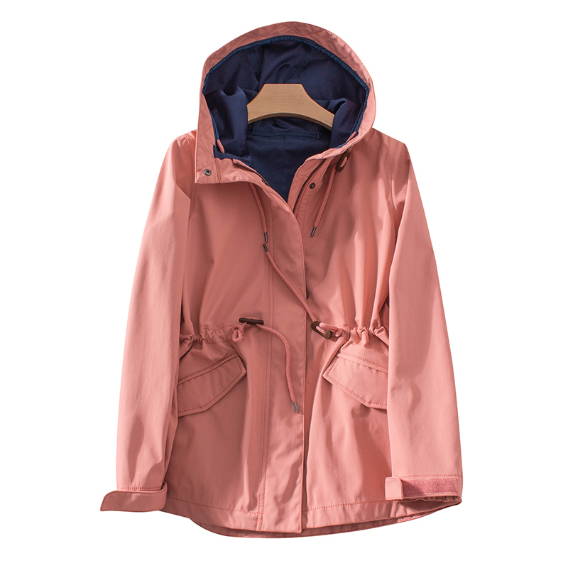 西藏旅游户外防水防风收腰显瘦大码冲锋衣登山服女款外套