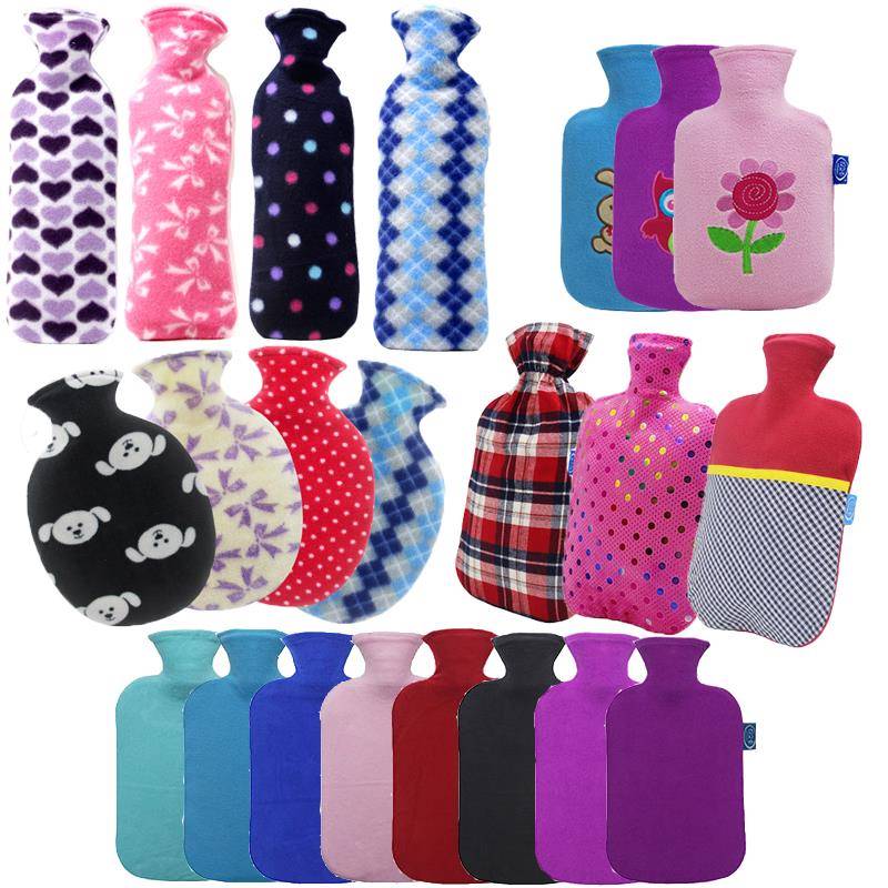 好又惠灌水热水袋防爆透明大中小号注水暖手袋送外套