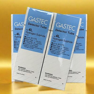 日本GASTEC硫化氢检测管恶臭气体H2S浓度测定管检知管4L/4HT/4HH