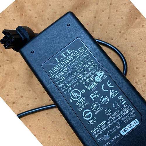 ZCU106 FPGA开发板电源适配器12V5A六孔6针充电器线LTE65ES-S2-1