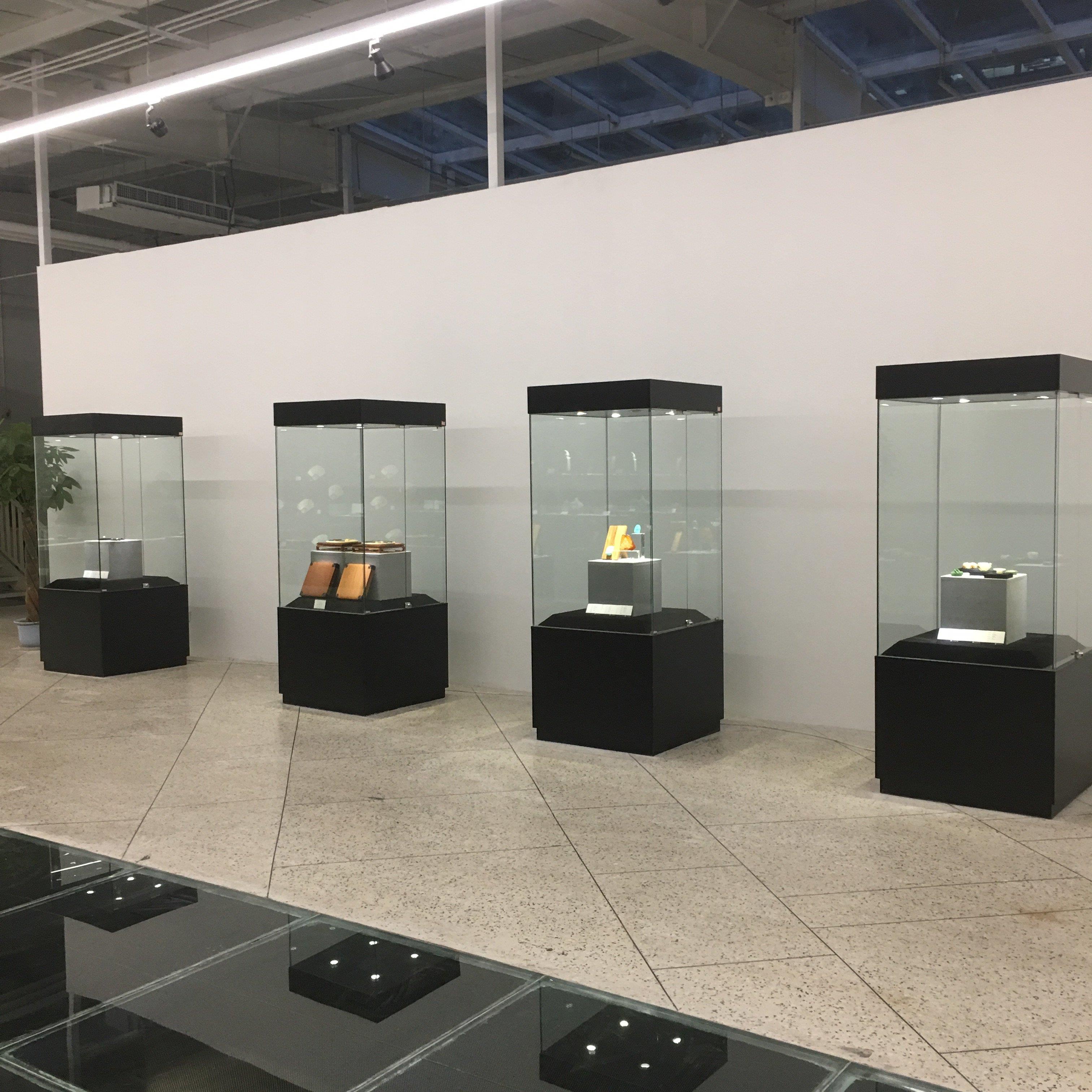 玻璃展示柜古董瓷器奇石雕像柜展览柜展台博物馆文物展柜珠宝柜台