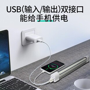 衣柜卧室紫光外线消毒灯管家用车内户外多功能应急照明灯充电