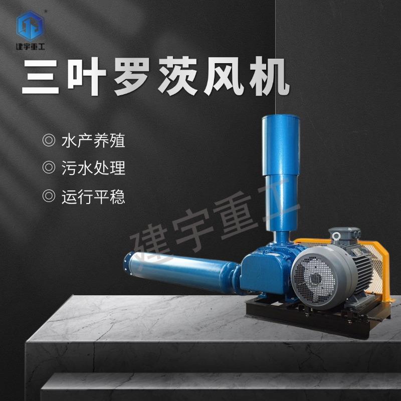现货三叶罗茨风机增氧鱼塘厂家污水处理曝气高压大功率鼓风机