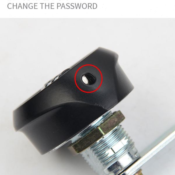 锌合金密码信箱锁双门锁通用文件柜家具密码转舌锁更衣柜抽屉锁