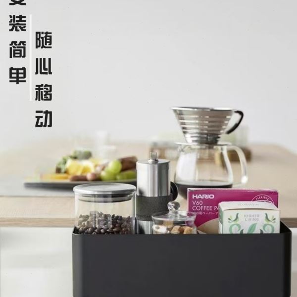 创意可调式挂架 书桌电脑桌悬挂式收纳盒 多用途笔记本钥匙整理盒