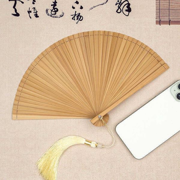 全竹小扇子折扇礼品扇工艺扇子竹制素面夏季折扇中国风古典扇子