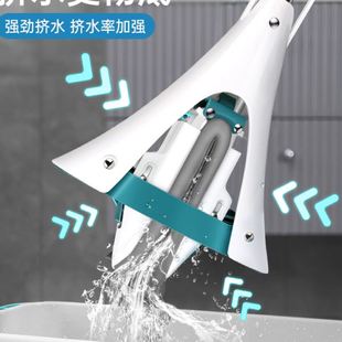 挤水大号免手洗大器大 2YK海绵拖把家用胶棉吸水地拖对折式