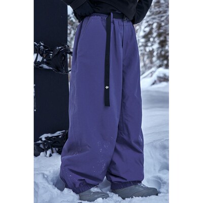 awka滑雪裤女款男士3L防水专业防风全压胶宽松保暖防寒滑雪服裤子