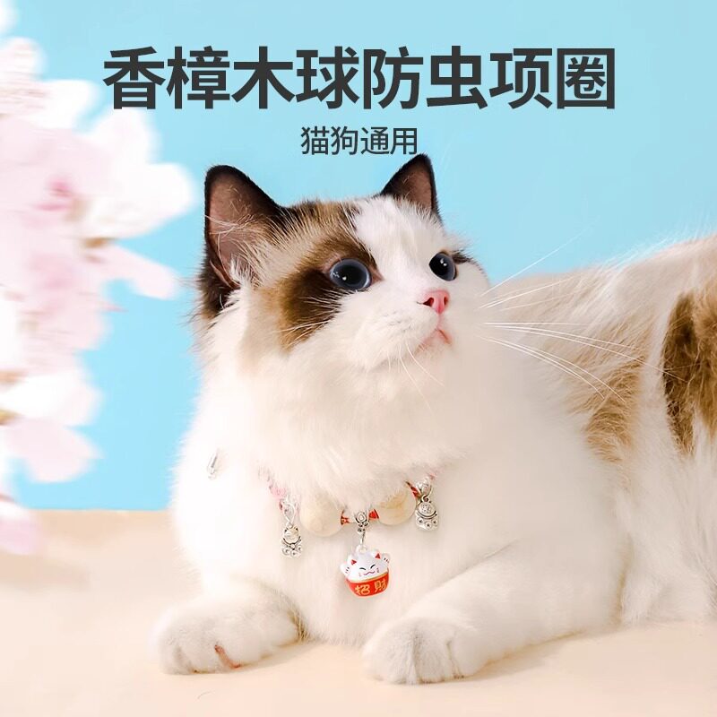 猫咪项圈猫铃铛宠物驱虫猫猫小猫围脖猫颈圈专用项链脖圈脖子饰品