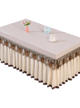 烤火桌子罩薄款单层桌面PUz免洗好打理简约茶几罩客厅裙式