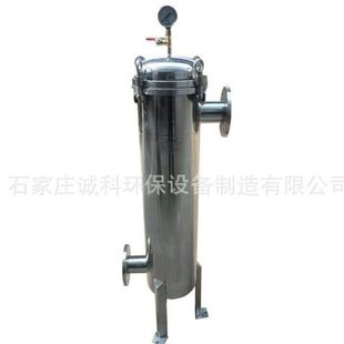 布袋过滤器 水处理法兰式 不锈钢布袋固液分离加压过滤器加工