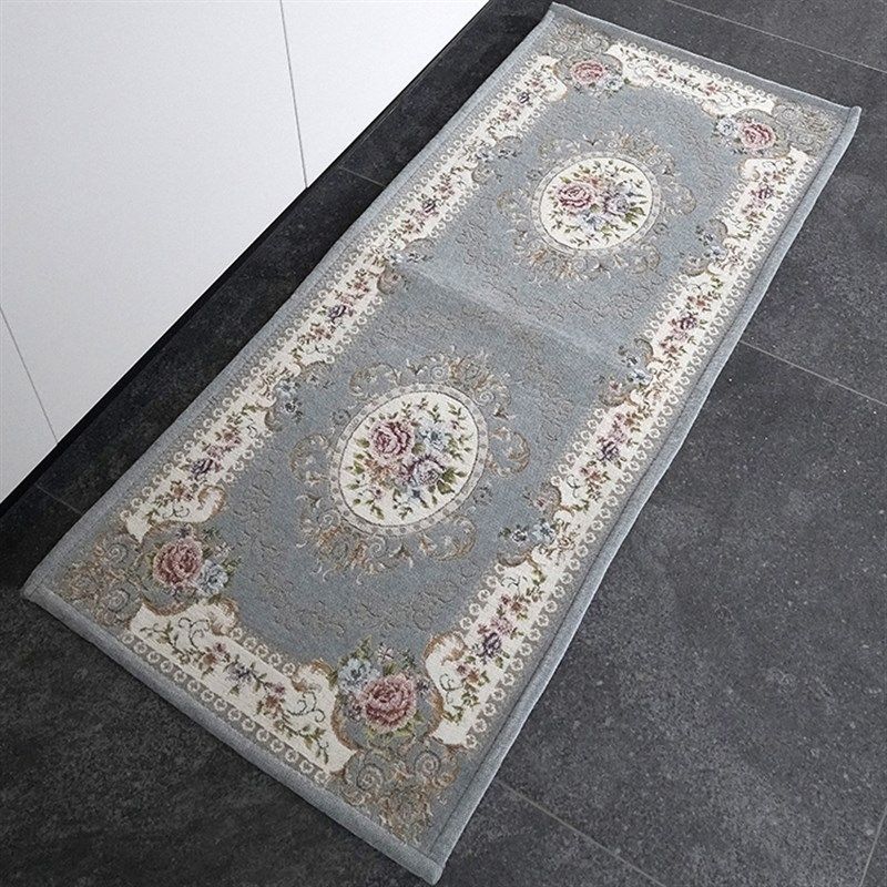 厨房地垫长条防滑吸水吸油编织耐磨地垫家用门垫可水洗布艺新中式,居家布艺,厨房地垫,淘宝优惠券,粉丝福利购,淘宝优惠卷