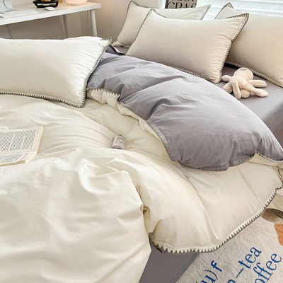 高级感全棉被套单件纯棉被罩2米双人200x230宿舍1.5米单人150x200