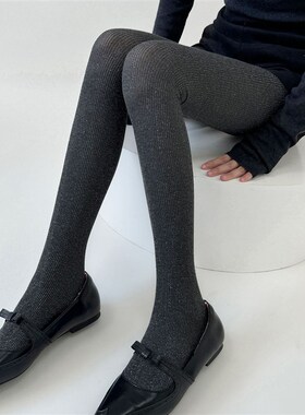 深灰色连裤袜子女春秋款复古打底袜微压力袜美腿显瘦格雷系不掉档