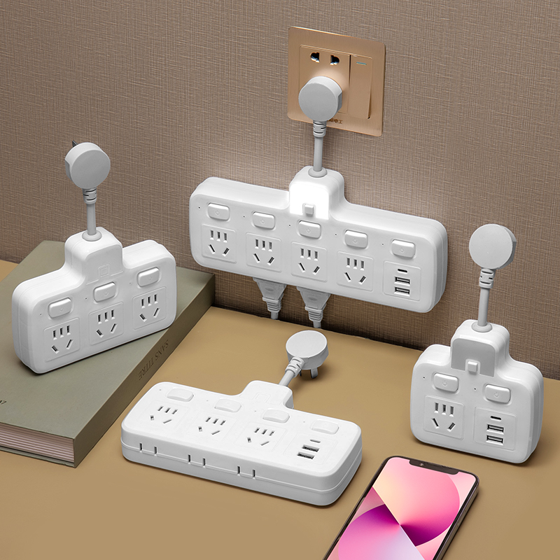 插座转换插头多功能usb插座一转多插座转换器插线板不带线排插排