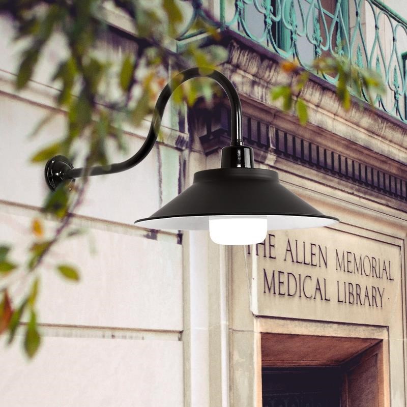 LED壁灯户外路灯工矿灯防水马路灯罩庭院灯过道灯门口 室外照明灯