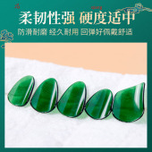 琵琶指甲专业演奏初学者儿童专用透明尼龙赛璐璐指甲送收纳盒胶布