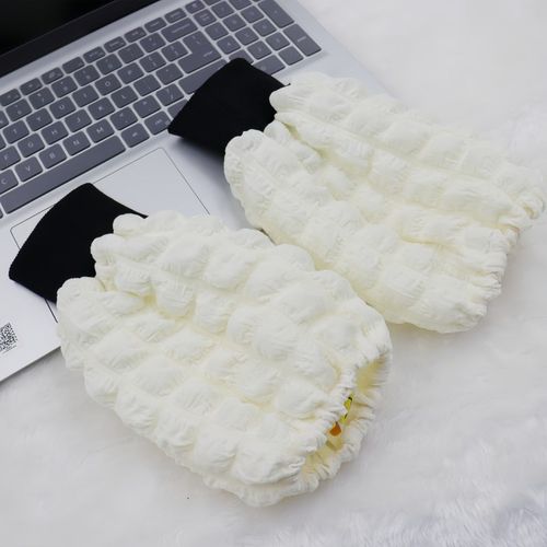 加肥套袖加大袖套短款秋冬新款护袖可套羽绒服防脏防污超软泡泡棉