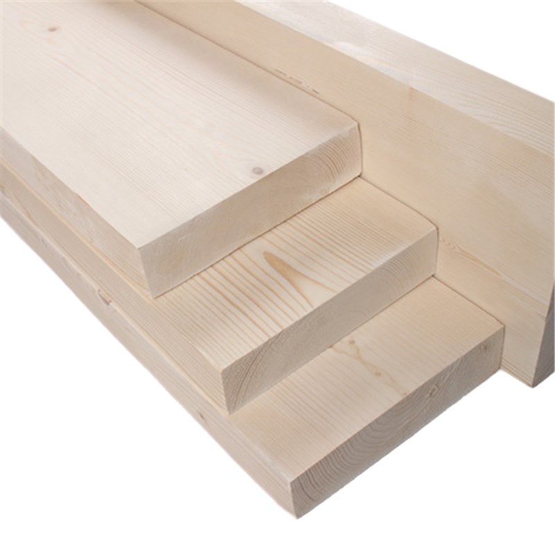 定制原木实木整块松木板置物架宽板楼梯踏步板桌面板阁楼板木料