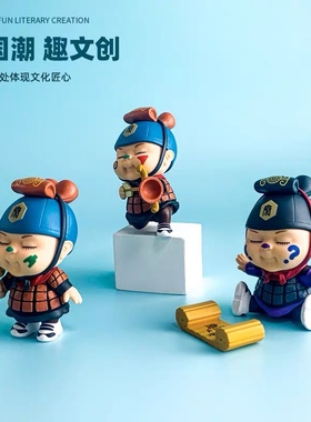 陕西兵马俑博物馆特色卡通公仔礼物摆件文创手办玩具纪念品伴手礼