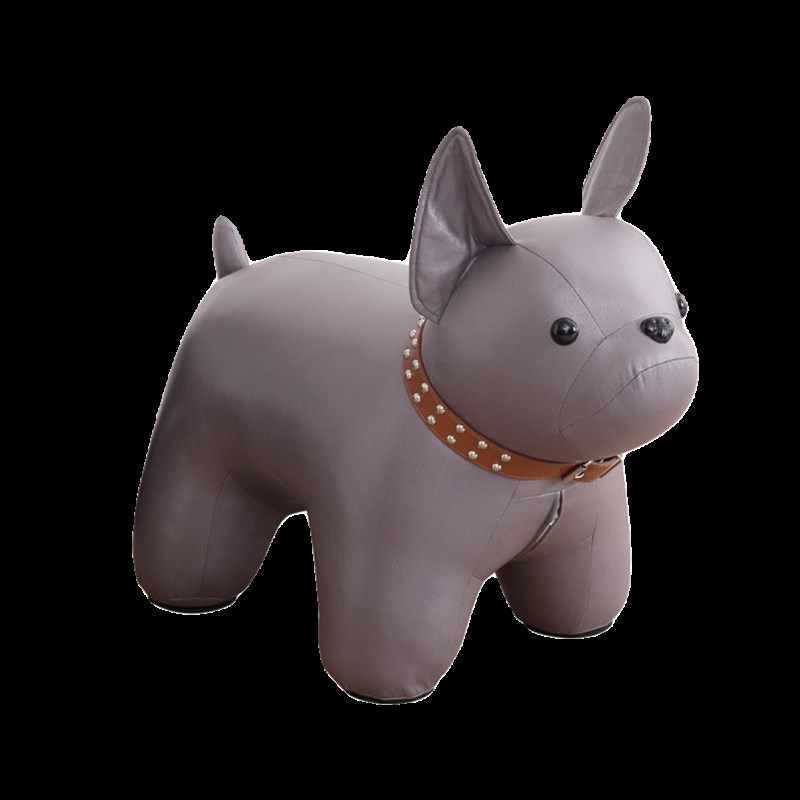 小狗换鞋凳门口狗狗家用法斗坐凳客厅摆件可爱入户网红动物凳子