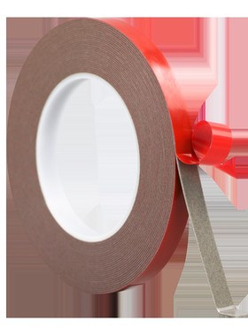 0.8mm厚灰色泡棉双面胶带 无痕防水汽车专用雨眉装饰条防水强力胶