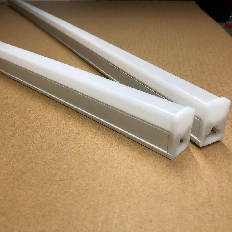 t5led方形吊顶长条灯全套含支架可拼接一体化节能三孔展柜光灯管