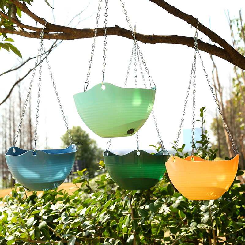 吊兰花盆悬挂式塑料吊篮花盆大号绿萝绿植懒人自吸水专用壁挂简约