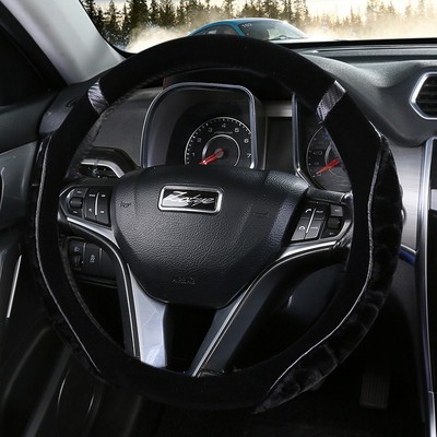 汽车方向盘套冬季短毛绒众泰T600T500T300大迈X5X7SR7SR9Z500把套