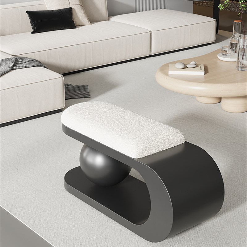 北欧家用换鞋凳客厅长条凳轻奢沙发长凳卧室简约床尾凳设计师艺术