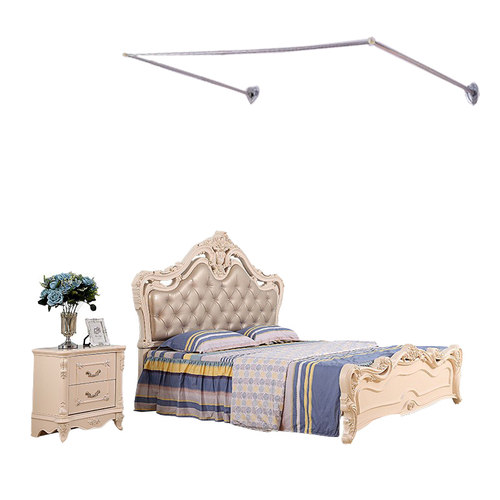 支架伸缩不锈钢蚊帐支架加厚(不含蚊帐)1.5床2.T0m安装墙上稳固
