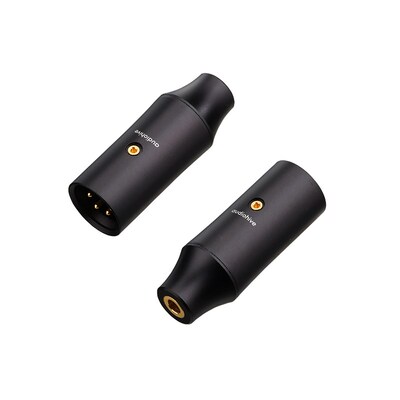 XLR转4.4平衡插座XLR4针公转4.4母HIFI转接头镀金转接X头卡农转4.