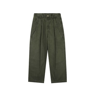 纯色宽松直筒休闲长裤20x24新款春秋季日系男生垂感慵懒风