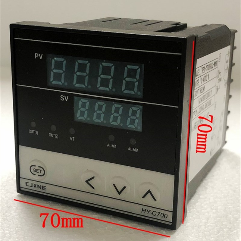 900型自动f封口机智能数显温控器HY-C700正方表温度控制器温控仪