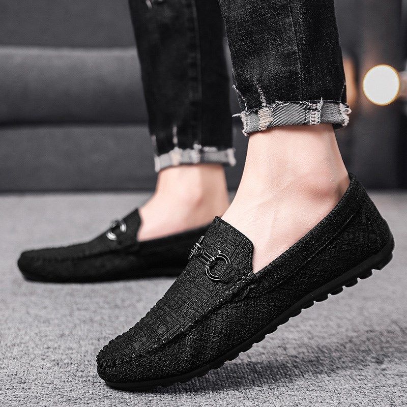 夏装男鞋子韩式没鞋带帆布豆豆鞋一脚蹬懒人夏天穿的W布鞋灰色男,流行男鞋,乐福鞋（豆豆鞋）,淘宝优惠券,粉丝福利购,淘宝优惠卷