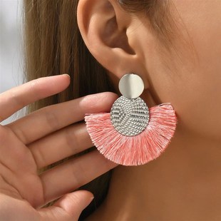 Bohemian Fringe Dangle White rTassel Female Fashion Earr Big