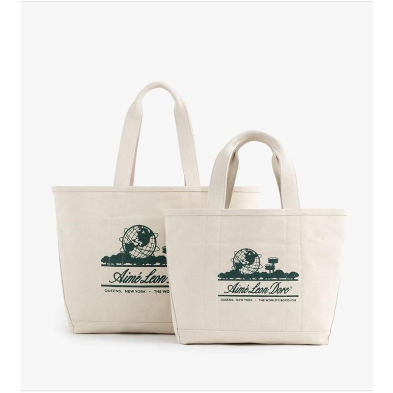 Aime Leon Dore Unisphere Tote 重磅通Q勤大容量印花帆布托特包
