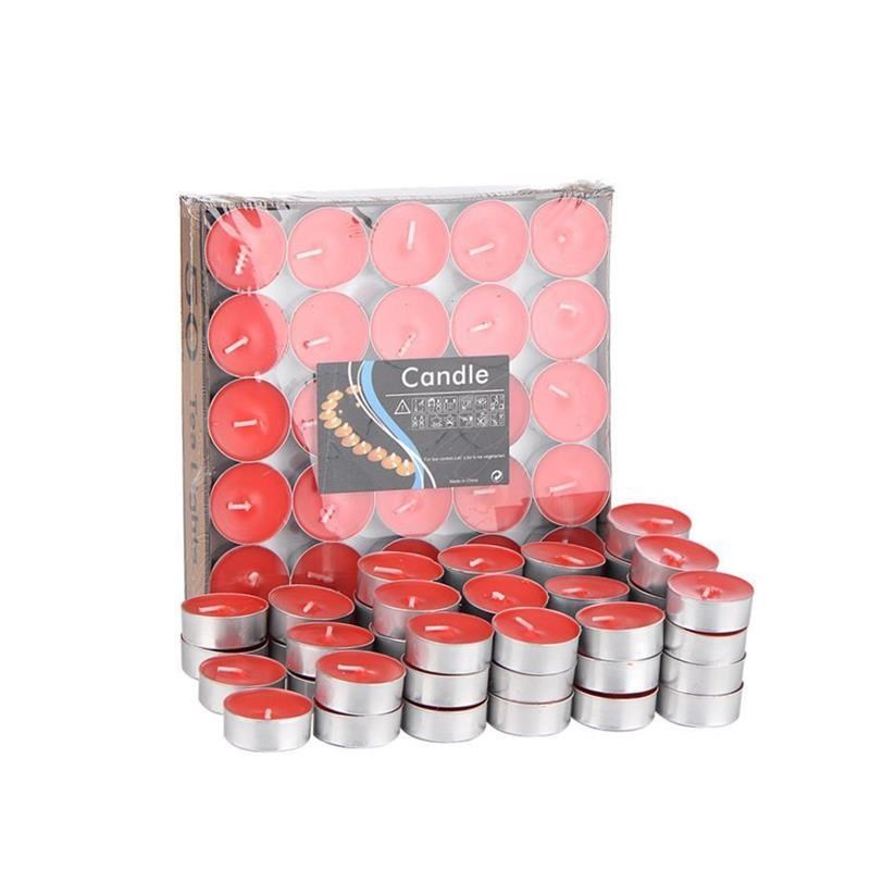 50pcs/Pack Flameless Candles Tea Lights CandTle Tealight