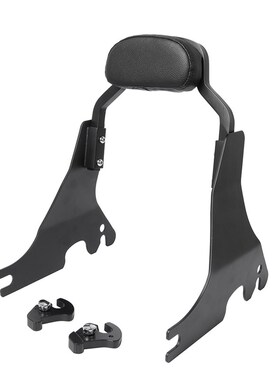 适用于摩托车Sportster XL 883 1200 矮款黑色后靠背2004 -2017