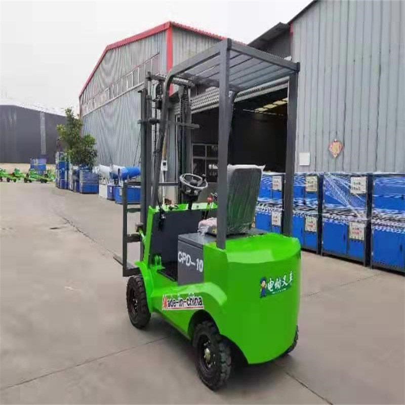 新款全电动搬运车 座驾式2吨堆高车 简易电动叉车