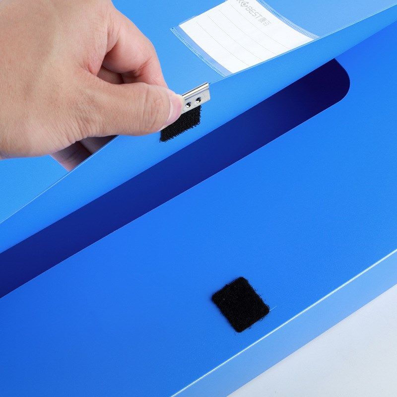 康百A3财务文件盒档案盒收纳盒办公大容量会计凭证多层通用收纳盒