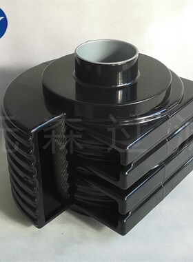 蜗牛式空气滤芯适配发电机组空气滤芯AH1100空气滤清器滤芯