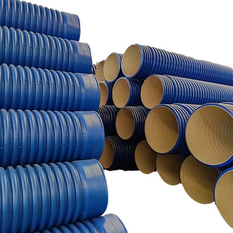 现货hdpe双壁波纹管大管 白色pvc波纹管 带扩口塑料下水道管,标准件/零部件/工业耗材,波纹管/金属软管/塑胶软管,淘宝优惠券,粉丝福利购,淘宝优惠卷