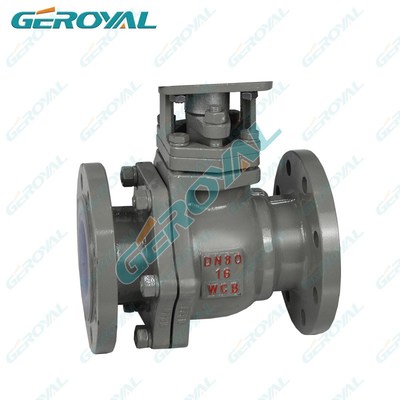 GEROYAL精欧  电动高平台球阀 碳钢电动调节法兰球阀 阀门厂家