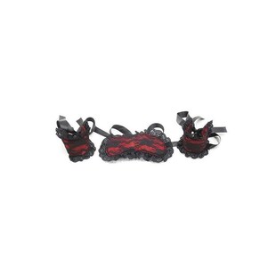 Erotic Blind set RestraintsY 2Pcs Cuff Handcuffs Lace Ankle